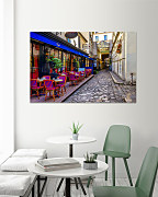 Obraz Café v starej uličke 2030